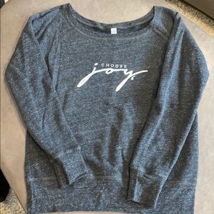 ‘Choose joy’ sweatshirt